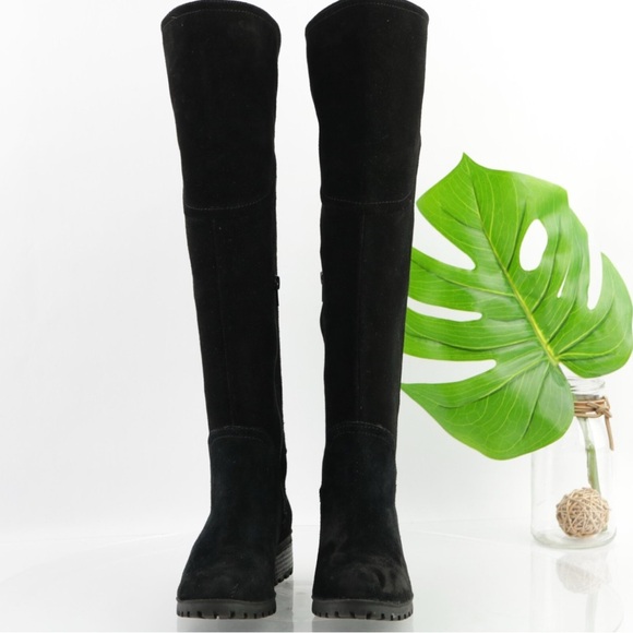 Lucky Brand Elegant Black Knee-High Women's Boots - Picture 3 of 4